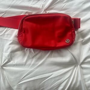 Lululemon Red Belt Bag